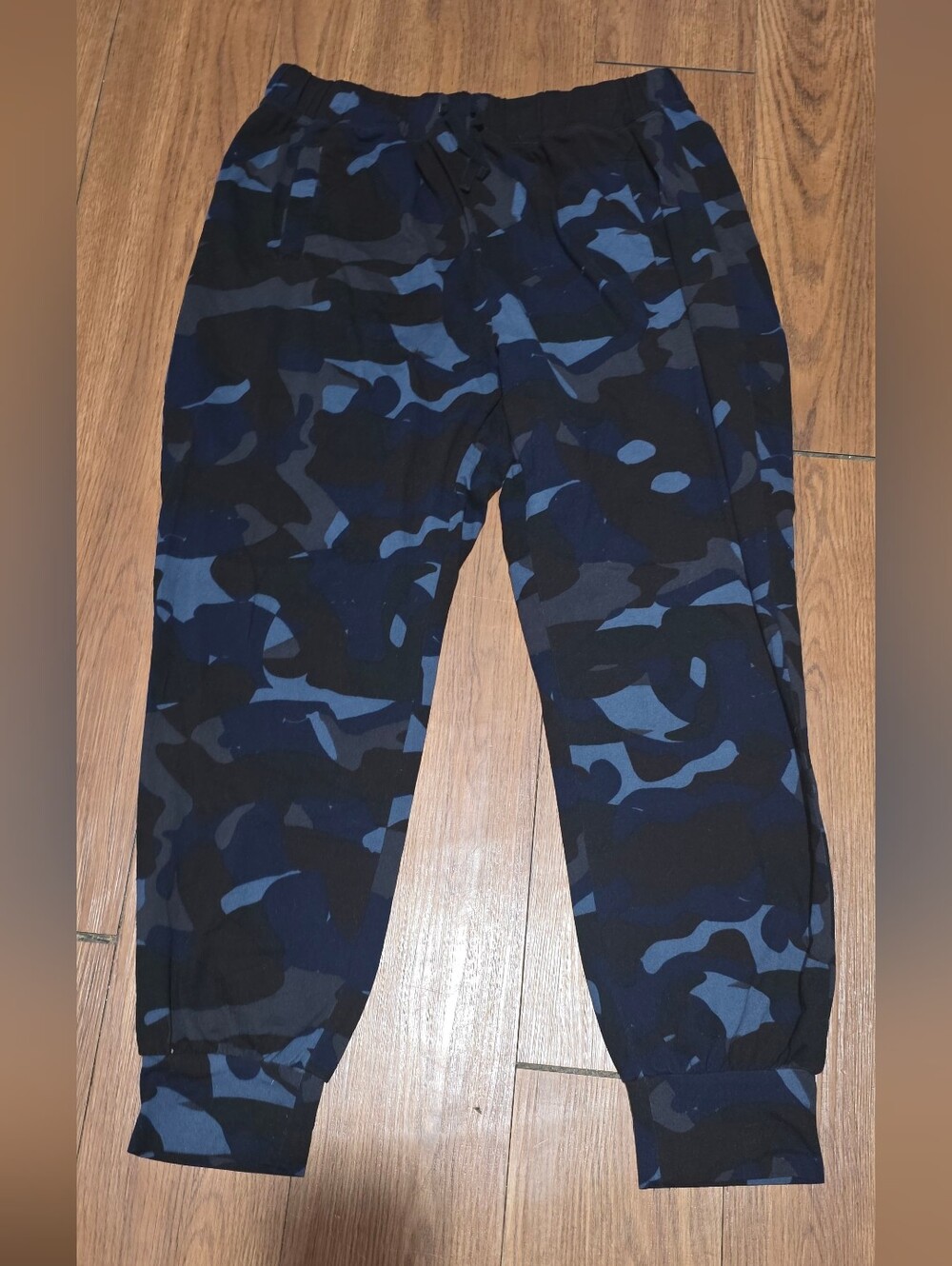 VENUS Navy and Black Camo Jogger Pajama Pants